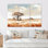 Paysage africain sauvage, ensemble d'art mural africain