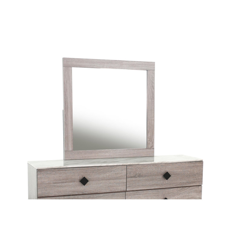 Miroir pour commode, Crème