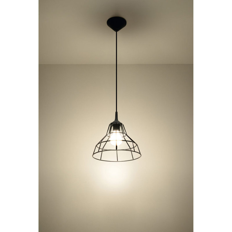 Ance 1 - Light Geometric Pendant, Black