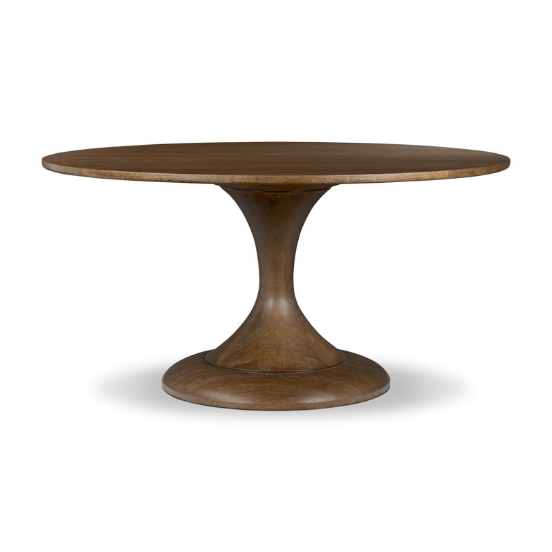 Eastman Dining Table -Light Weathered Oak, 30" H x 60" W x 60" D, Sienna Oak
