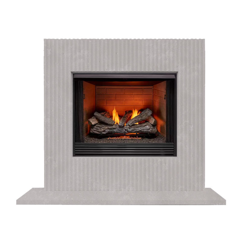 Helen Fireplace Surround, Beige Travertine