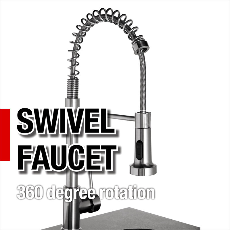 Îlot de cuisine de 43 pouces à 6 brûleurs et 85 000 BTU de cuisine au gaz en acier inoxydable pour barbecue et îlot de cuisine + réfrigérateur à vin compact + ensemble de rôtisserie + comptoirs en granite + évier en acier inoxydable