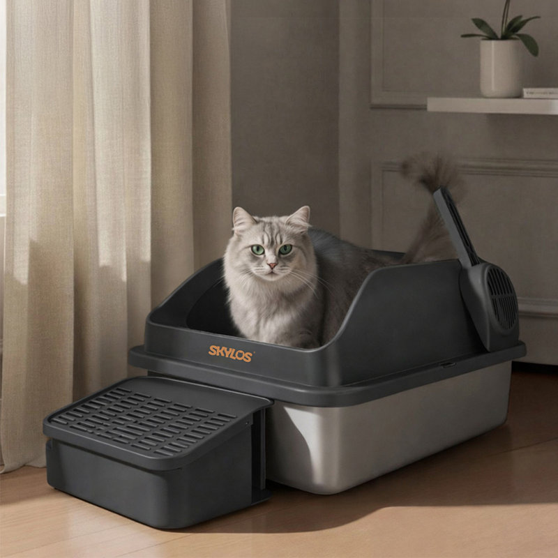 Stainless Steel, PP Litter Box Enclosure