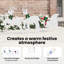 vidaXL LED Reindeers Fabric-1806913907