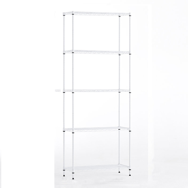 Support de rangement Boudot, H 70,86 po x l 35,70 po x P 14 po, Blanc