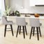 Tabourets de bar et de comptoir Loriell avec structure en bois massif-1010717036-1010717035-1010717045