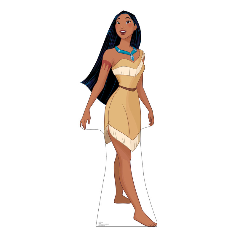 Pocahontas taille réelle en carton debout