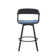 Lynnox Swivel Counter or Bar Height Upholstered Stool with Arms