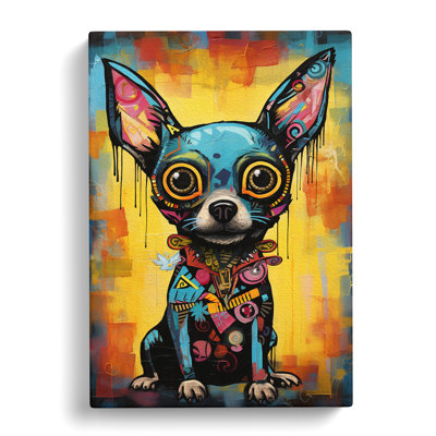 Chihuahua Constructivism Art - Print