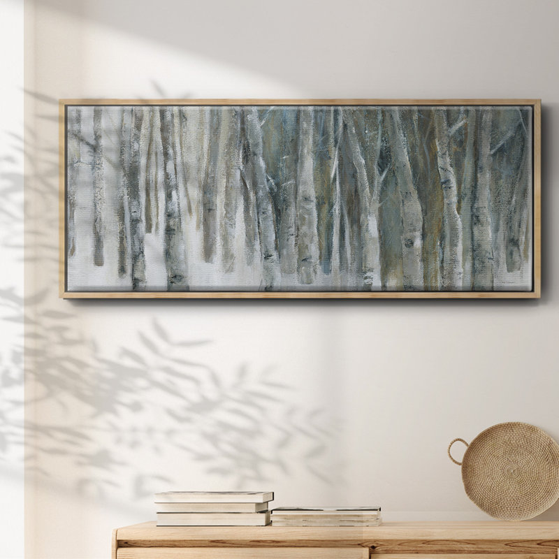 Banff Birch Grove- Framed Canvas