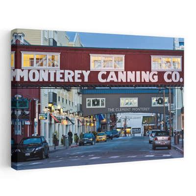 Cannery Row, zone de l'aube, Monterey, Californie, États-Unis, architecture contemporaine abstraite, art urbain