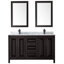 Daria 72" Double Bathroom Vanity Set with Mirror-388993189-388993178-361335278