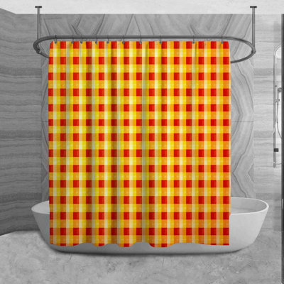 Rideau de douche Rosselli Gingham