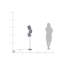 Aamna 163cm Novelty Floor Lamp-451760262
