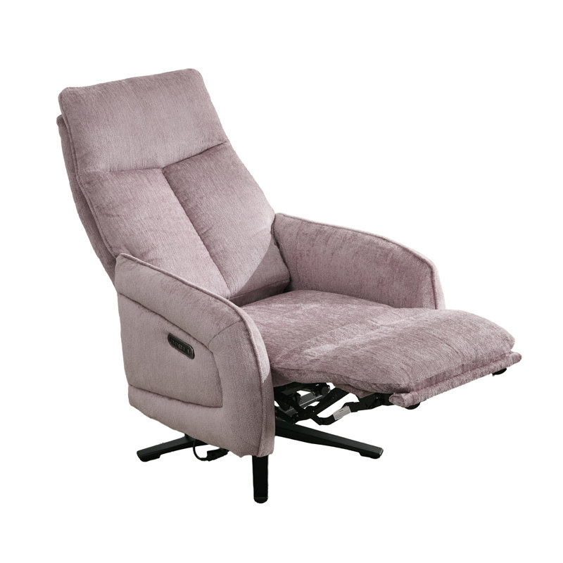 Cassidi Swivel Zero Gravity Recliner, Pink/Purple