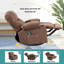 Fauteuil inclinable pivotant Corston-1224561089