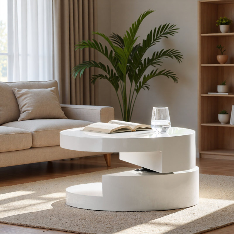 Table basse rotative moderne