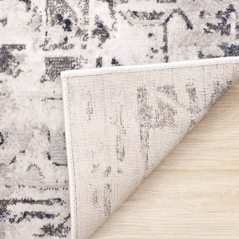 Tapis oriental gris Earles, Rectangle 2 pi 0 po x 3 pi 7 po
