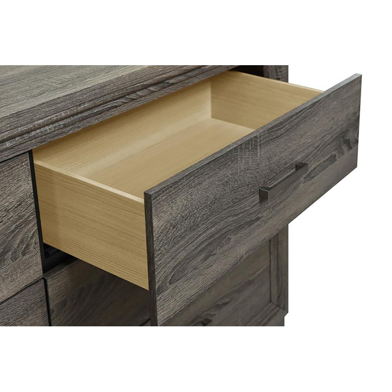 Commode 6 tiroirs avec miroir Nouva