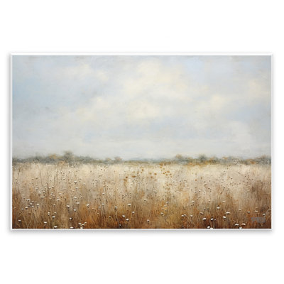 «Soft Daisy Field», estampe numérique encadrée par Roozbeh Bahramali
