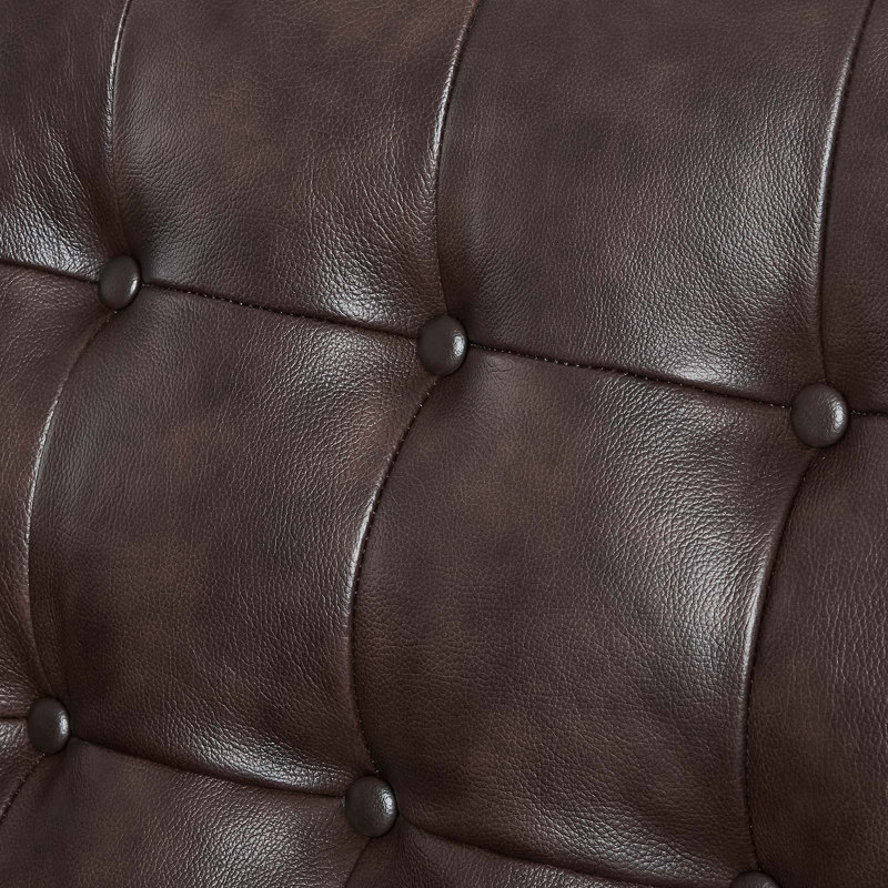 Causeuse en cuir Exalt par Modway, Brun