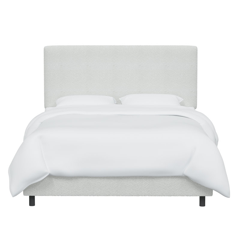 Lit tapissier Eisley, Grand, Classic Ivory Boucle