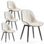 Chaise d'appoint rembourrée et rembourrée en similicuir Chardee-1038392902