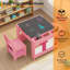 MDF Adjustable Square 2 Students Activity Table & Chairs