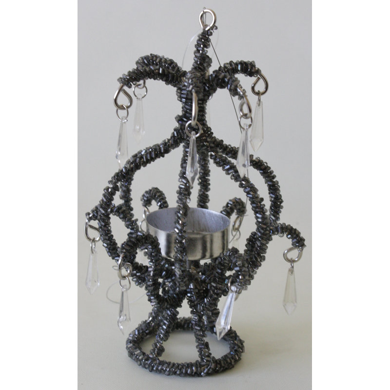 Votive suspendue en verre