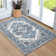 Tapis gris lavable à la machine Groner