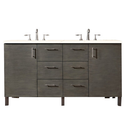 Metropolitan 60'' W Double Vanity