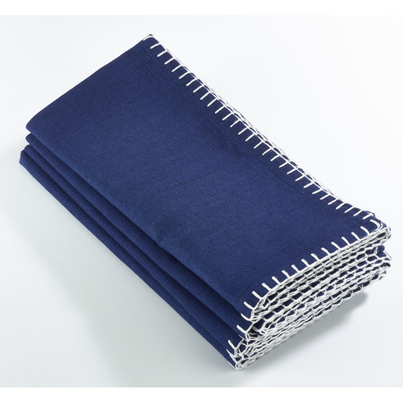Serviette 20 po Ivara, Bleu marine