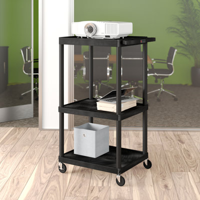 Tuffy Open Shelf Endura Video AV Cart