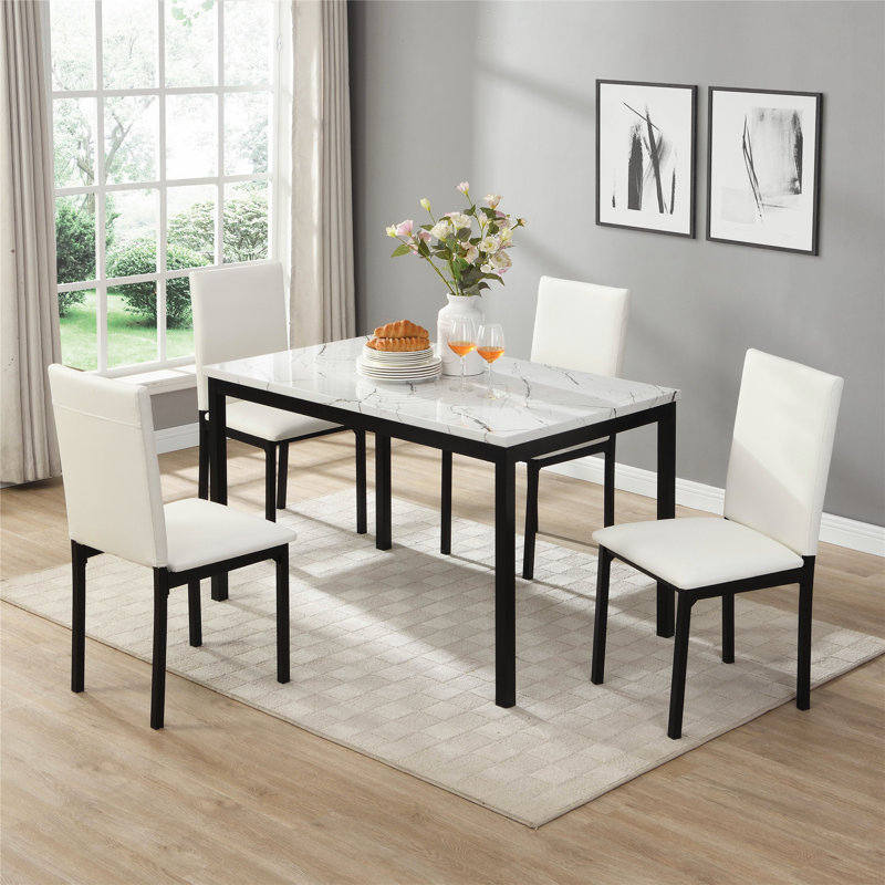 Ensemble de chaises rembourrées 4 pièces