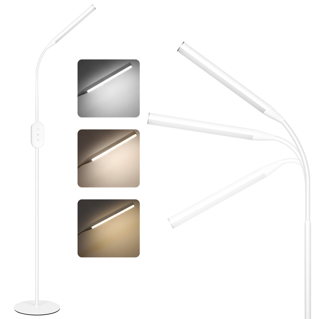 LED Stehlampe Touch dimmbar Flexibler Schwanenhals 178CM Keohane