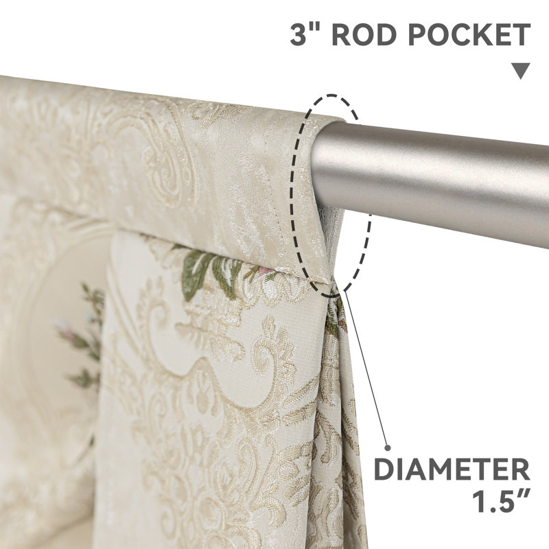 Riney Swag Window Valance, 59" W x 45" L