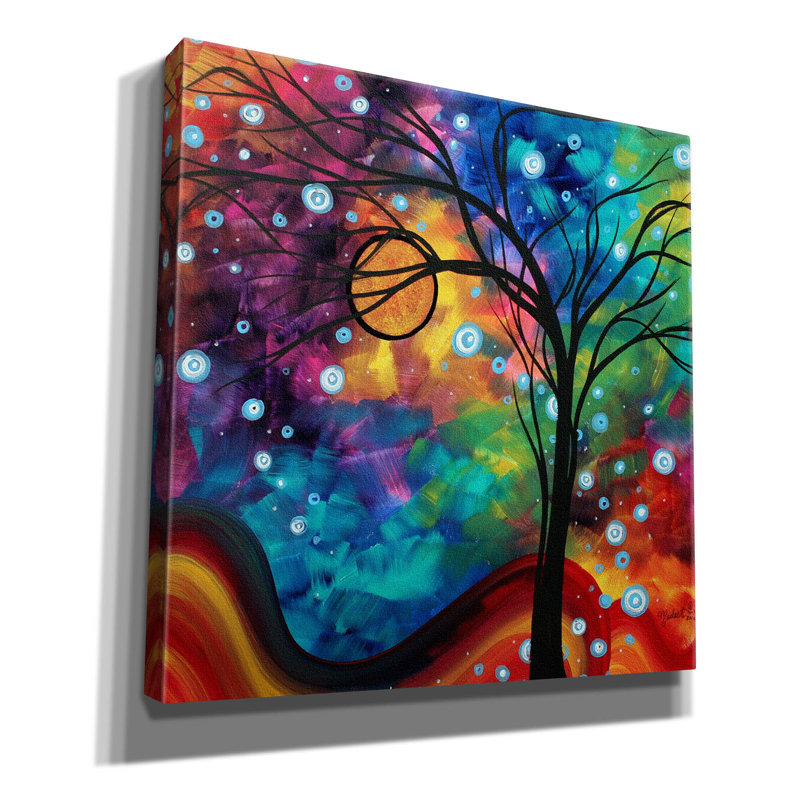 «Red Cold» par Megan Duncanson, Red Barrel Studio®, art mural sur toile, H 12 po x l 12 po