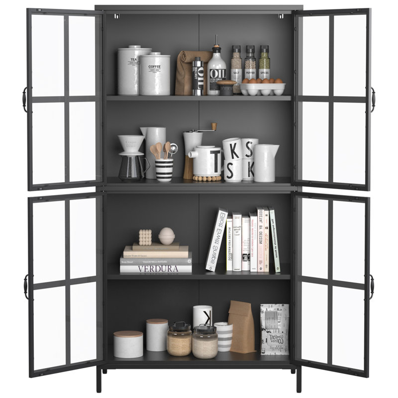 Armoire de rangement en métal noir de qualité supérieure