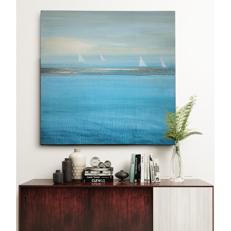 «Waiting on the Wind II», reproduction d'art, H 16 po x l 16 po x P 1,5 po, Toile tendue
