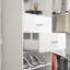 Système d'organisation 60 po avec porte d'armoire Visualize et tiroirs en bois-1797722840