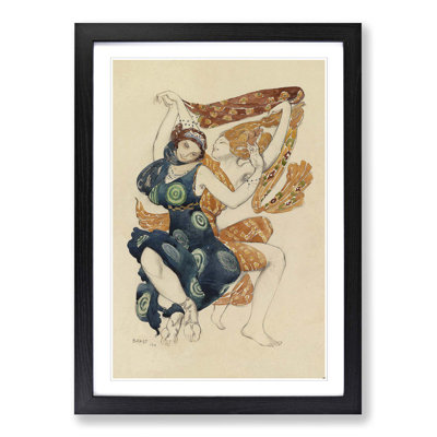 Narcisse by Leon Bakst - Framed Print