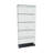 4-Tier Glass Display Cabinet With 5 Dynamic LED Modes