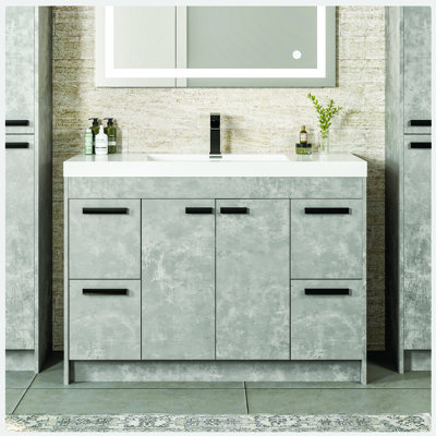 Wauconda Modern 48" Single Bathroom Vanity Set