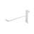 Only Hangers White 6" Gridwall Hooks For Grid Panel Displays 25pcs