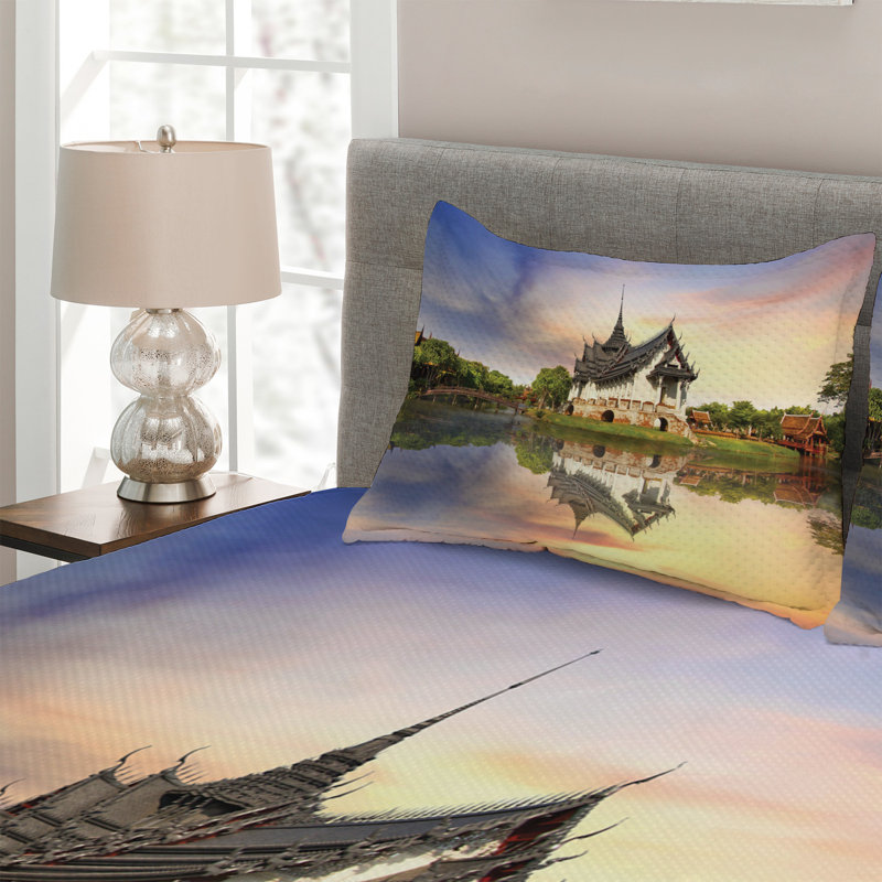 Eclectic Polyester Coverlet