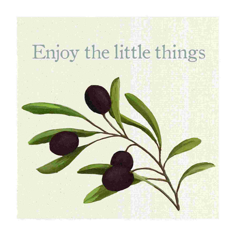Enjoy Olive Branch, H 12 po x l 12 po