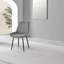 Scottsmoor Modern High Gloss & Glass Dining Set - 4 Luxury Velvet Mid-Century Upholstered Chairs-50838563