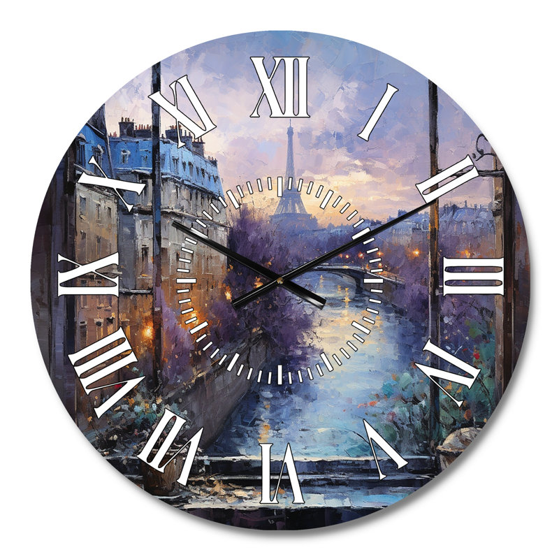 Horloge murale Paris Paris, Médium