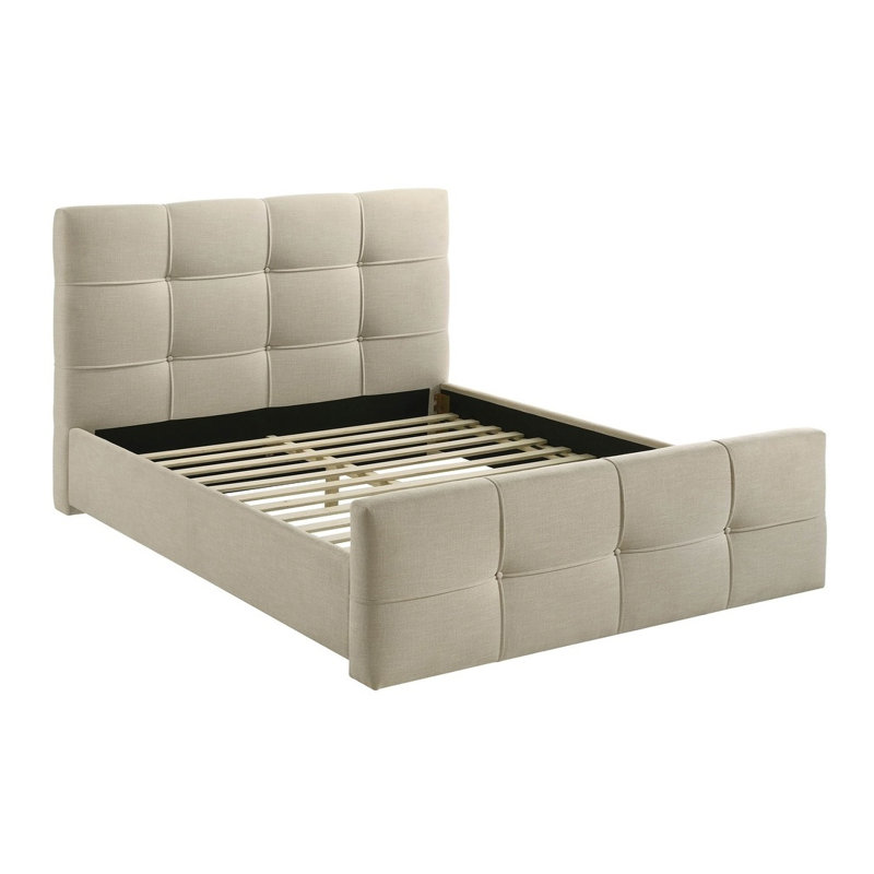 Bed, King, Ivory