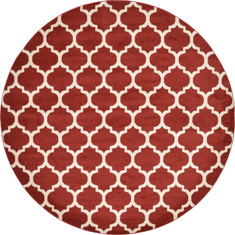 Molly Geometric Indoor Rug, Round 10'